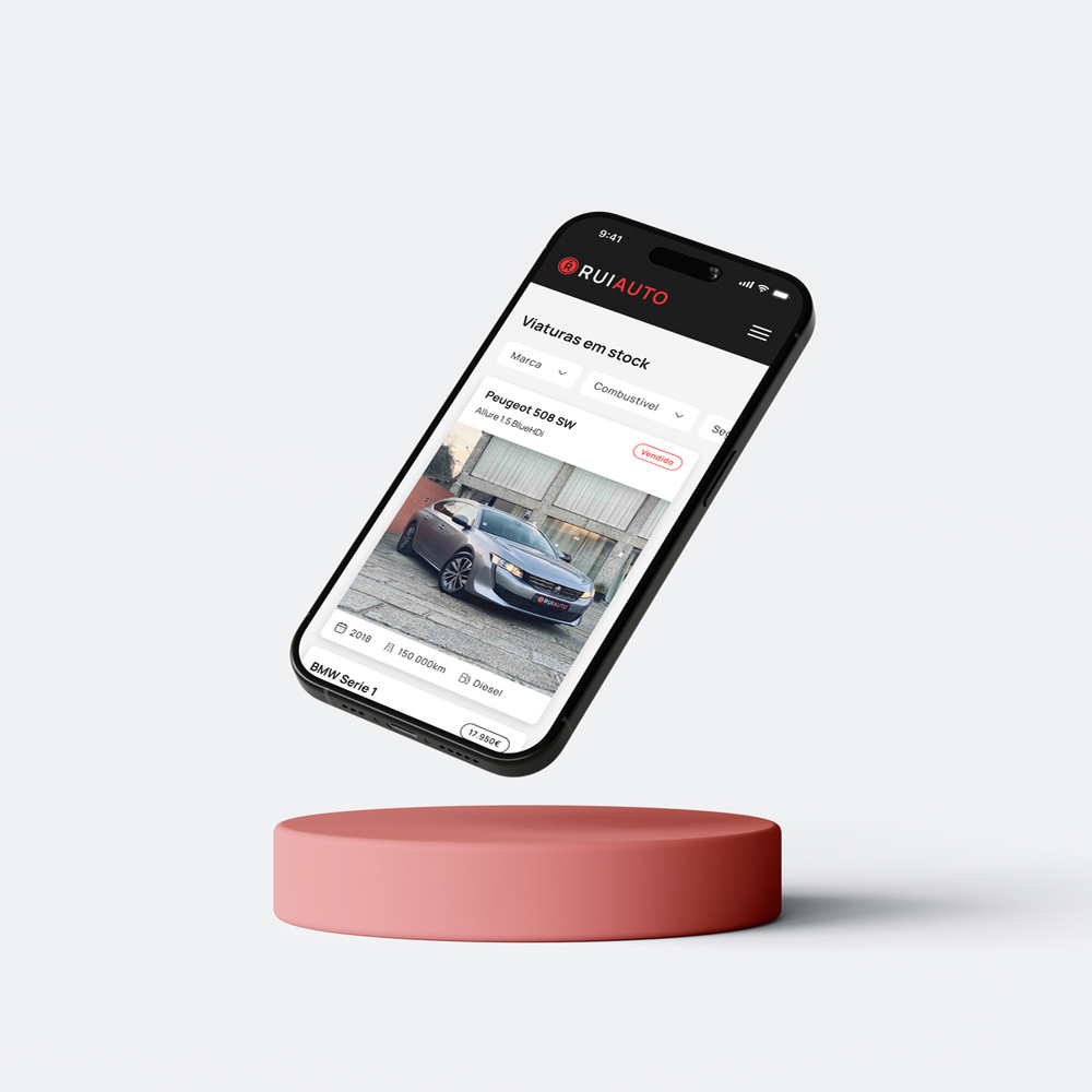 RuiAuto Stand Website